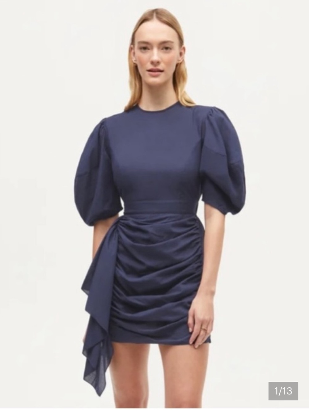 RHODE Navy Pia Mini Dress